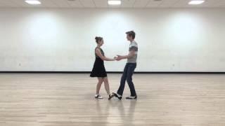 1950S Rock And Roll Swing - Touch Step, Rock Step Heel Cross Styling