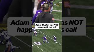 Adam Thielen was HEATED with this call #NFL #football #vikings