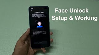 Redmi 9A| Redmi 9i : Face Unlock Setup & Working
