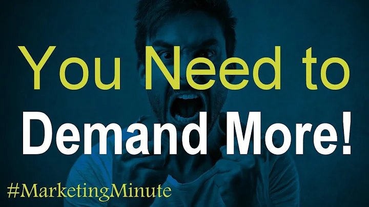 Marketing Minute 119 Demand More from Your Mentors...