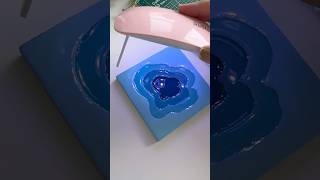 Layered Resin Coaster