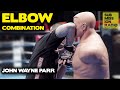 Punching combination with Elbow strike - by John Wayne Parr