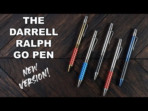 The Darrell Ralph Go Pen with Carbon Fiber Wrap 4K - YouTube