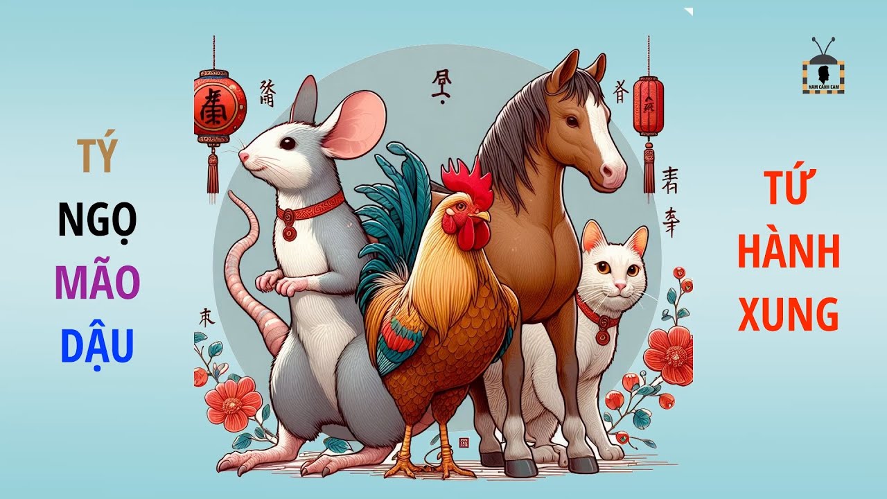 What does the Tý Ngọ Mão Dậu four-element conflict mean?