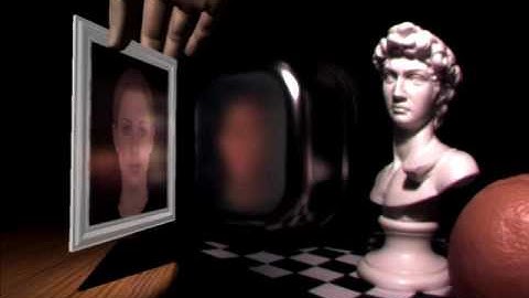 Global Illumination Between Real and Synthetic Objects: Picture Frame and Shiny Bowl
