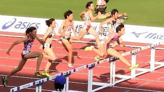 2015和歌山国体陸上 少年女子B100mH決勝 20151004