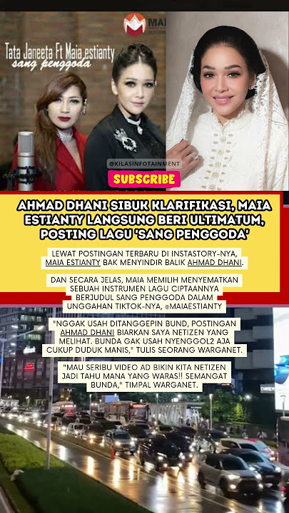 ⚠️ 1 Ultimatum P3d4s! Maia Estianty S!nd!r Ahmad Dhani L3w4t L4gv 🎶 'The Tempter'‼️