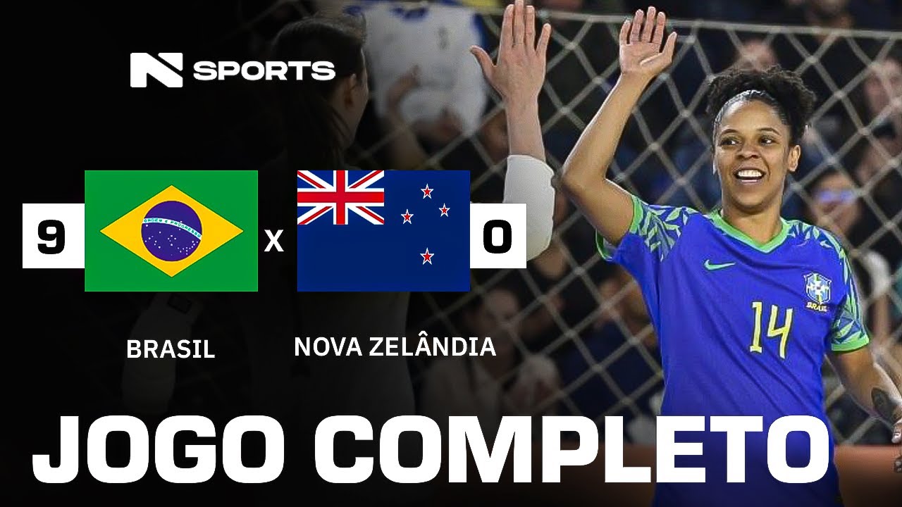 JOGO COMPLETO | BRASIL X NOVA ZELÂNDIA | AMISTOSO DE FUTSAL FEMININO