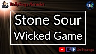 Stone Sour - Wicked Game (Karaoke)