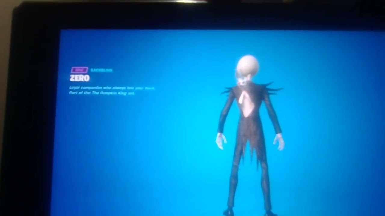 ZERO BACK BLING IN FORTNITE