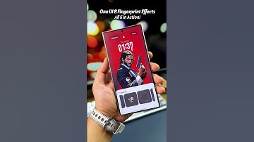 One UI 8 Fingerprint Effects – All 5 in Action!