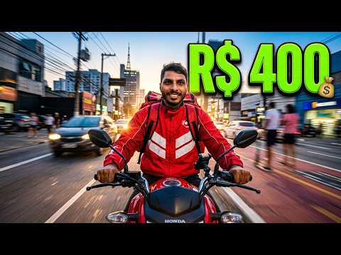 I MADE 400 REAIS IN ONE DAY DELIVERING IN SÃO PAULO