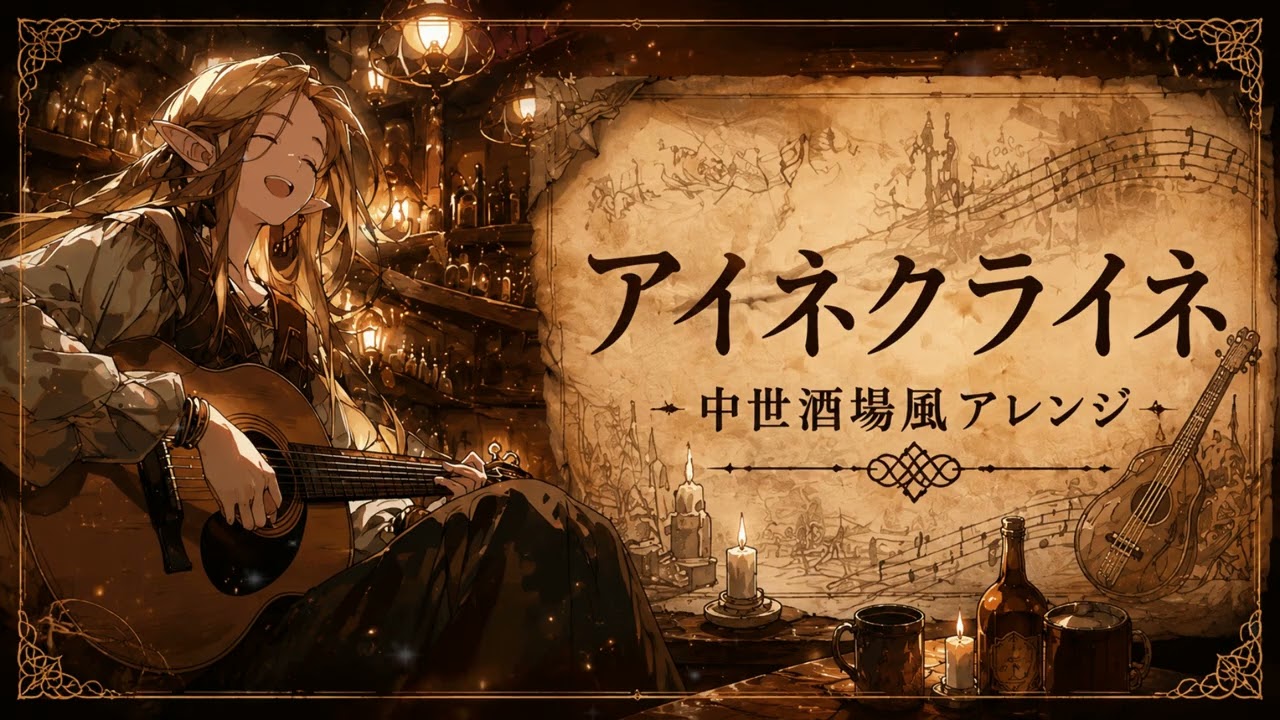 中世酒場風アレンジ】エルフの吟遊詩人が歌うアイネクライネ/米津玄師