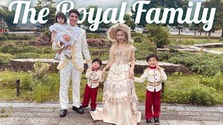 【大変身】家族で王子様&お姫様にドレスアップしてみた!
