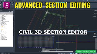 How to Edit Section Using Section Editor in AutoCAD Civil 3d | Advanced Civil 3d Complete Course