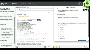 Network+ 10.3.5 Lab Scan for Unsecure Protocols TestOut