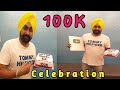 100k subscriber celebration and finally i got silver play button