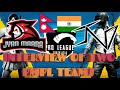 INTERVIEW OF PMPL TEAMS || FT. 🇳🇵JYANMARA AND 🇮🇳 TEAM IND || PUBG MOBILE PRO LEAGUE SOUTH ASIA ||