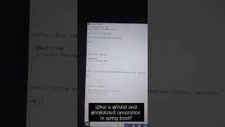 Top Java Interview Questions & Answers 2026 – What is @Valid and @Validated in Spring Boot?