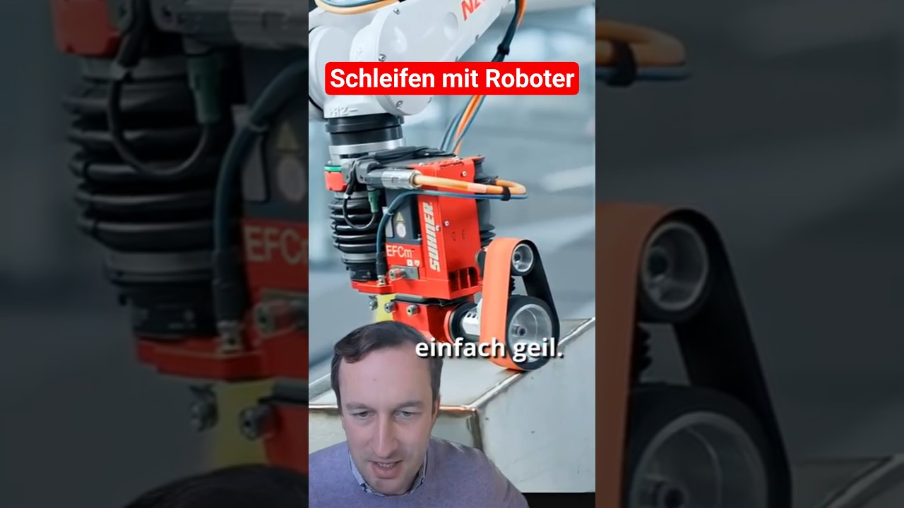 Schleifen mit einem Roboter: So klappt es auch bei schweren Gussteilen!