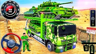 Us Army Truck Transport - Delivering Army Tank and Jeep Driving: Android Gameplay screenshot 5