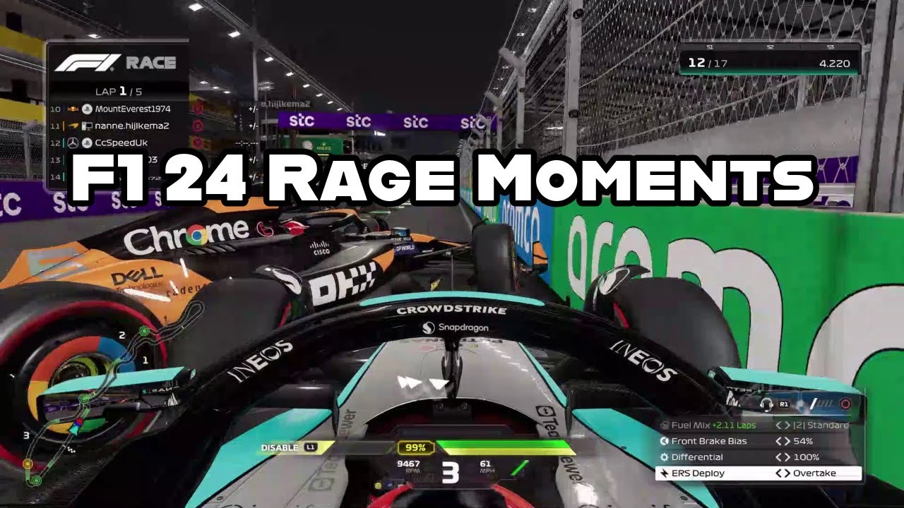 F1 24 Rage Moments