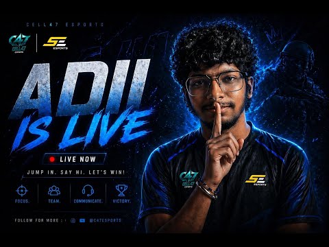 ADII IS LIVE 🔴 Intense Conqueror Push Day 1 | High Kill Gameplay