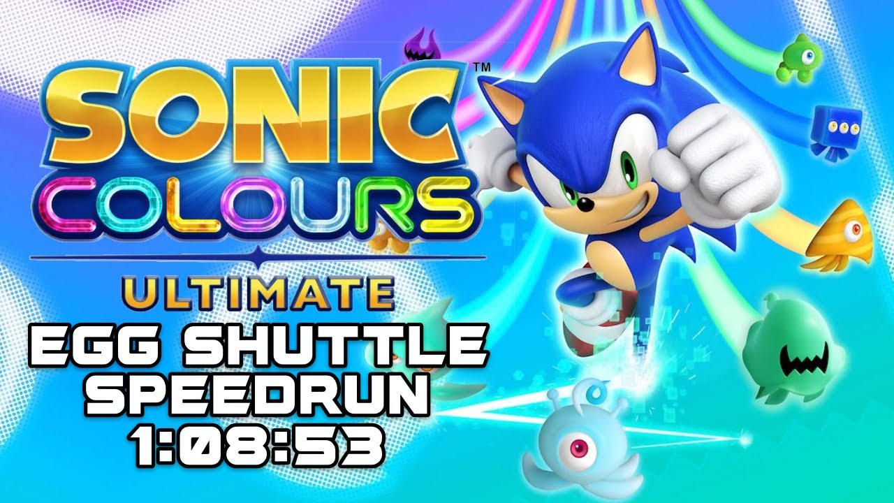New game = new speedrun! Sonic Colours Ultimate Egg Shuttle speedrun