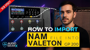 Valeton GP-200: How to Import NAM Amp Profiles + Firmware Update 2025 (Step-by-Step Tutorial)