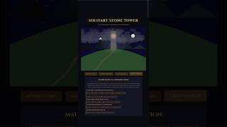 Solitary Stone Tower | HTML, CSS & JavaScript Animation | Realistic Sky, Weather & Lighting Effects