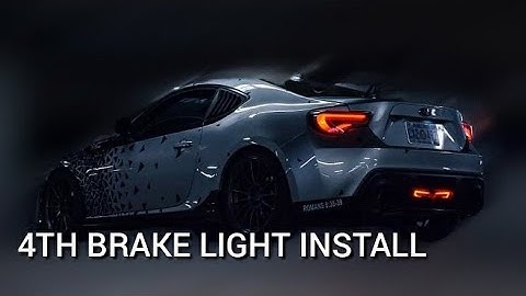 How To Install Wire 4th Brake Light On BRZ FRS GT86 Amazon