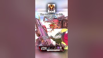 REACTIONS TO A CRAZY PLAY 💀 #apex #apexlegends #apexlegendsclips #apexclips