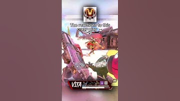 REACTIONS TO A CRAZY PLAY 💀 #apex #apexlegends #apexlegendsclips #apexclips