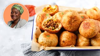 Mince-Stuffed Fat Cakes | Global Recipes for the Home Cook