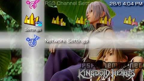 PSP Theme nice kingdom hearts theme PSP-Themes.NET