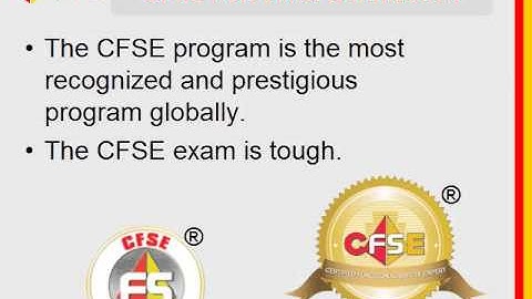exida webinar: The CFSE Program