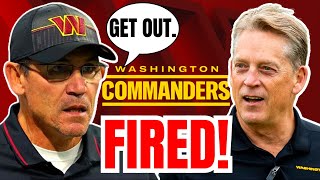 JACK DEL RIO FIRED by RON RIVERA! HE'S NEXT as Commanders MELTDOWN after Cowboys BLOW OUT LOSS!