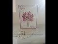 simple elegant card using beautiful bouquet stampin up