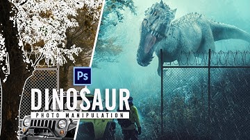 Dinosaur Project Photo Manipulation - Photoshop Tutorial