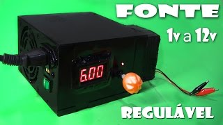 Como Fazer uma Fonte regulÃ¡vel