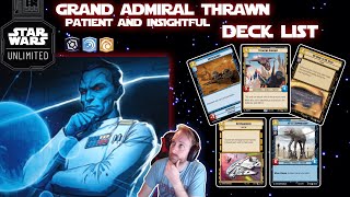 Revealing the Power Grand Admiral Thrawn Star Wars Unlimited Deck List #starwars #starwarsunlimited