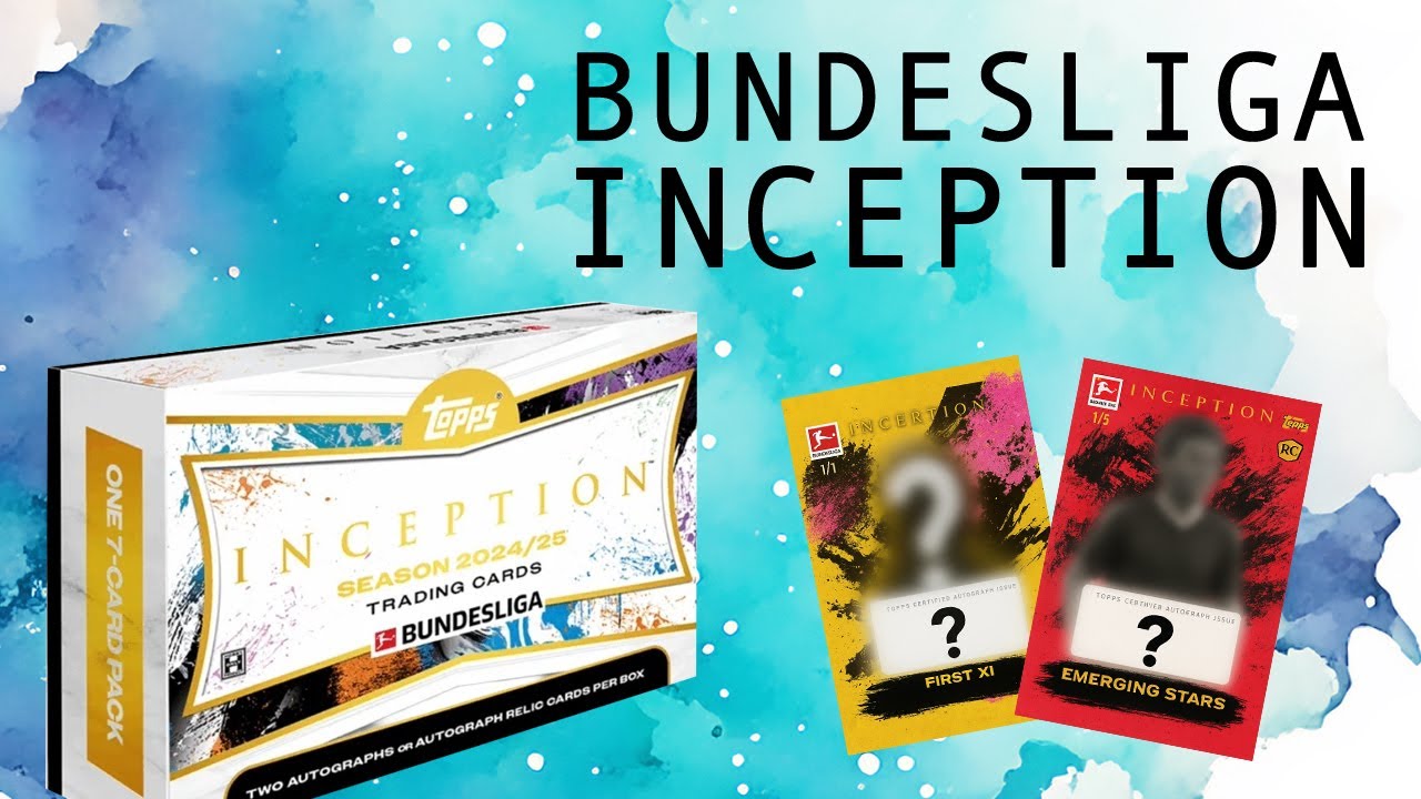 Topps Inception Case Hit 🔥 Bundesliga Topps Inception Box Opening! | Stunning Hits & Rookie ...