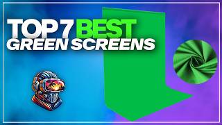 🎬🔥 The 7 BEST BUDGET Green Screens for Gaming on Amazon [2026]✅[Value for Money] OBS Kit