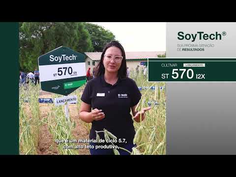 ST 570 I2X SoyTech®: alto potencial produtivo para abertura e fechamento de plantio |