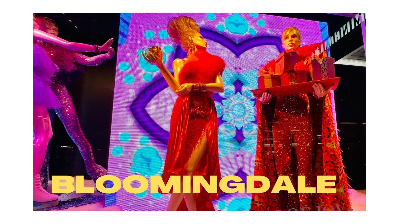 New York 2022 Bloomingdale's Holiday Window Display, Manhattan,NY(Nov
