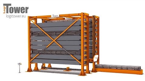 LogiTower Double Tower for pipes, profiles, rods