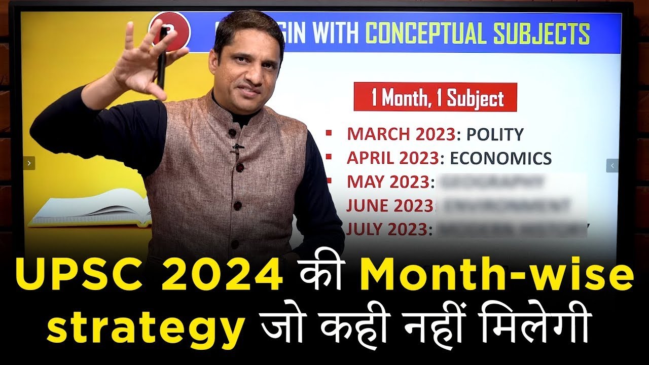 UPSC Detailed Month wise strategy for 2024 | UPSC Strategy | Josh Talks ...