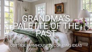 Grandma’s Palette | Cozy Cottage Farmhouse Decorating Ideas with Vintage Charm