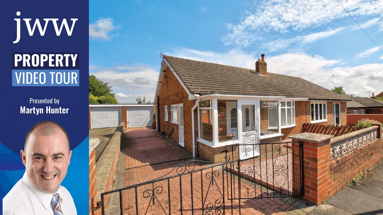 BUNGALOW FOR SALE. 4 Dean Gardens, Shildon, County Durham, DL4 1EX