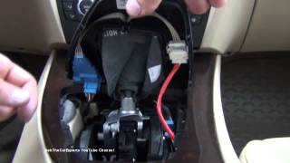 BMW 3 Series Transmission Emergency Release Procedure E90